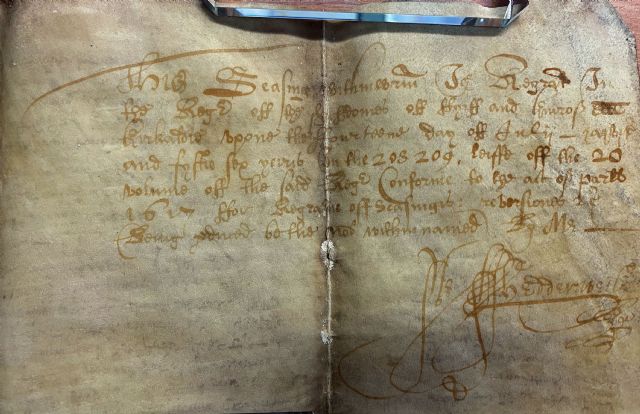 Cover of 1656 Document